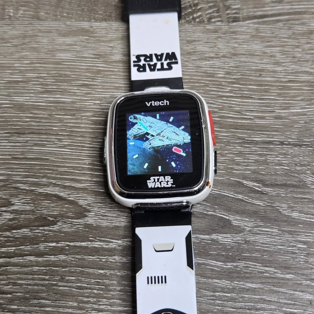 Vtech Star Wars First Order Stormtrooper SmartWatch Rare White Clock